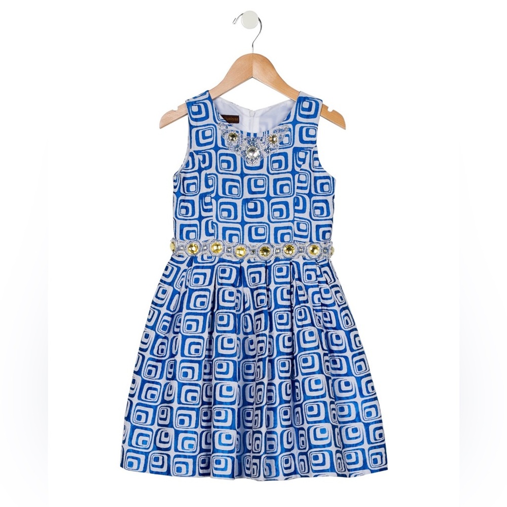 Fleurisse Leon Girls Silk Sleeveless Dress size 8